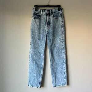 Everlane Way High Jean in Folsom Snow Size 26, 27in Inseam